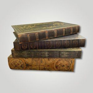 Book Stack for Decorating Mantle